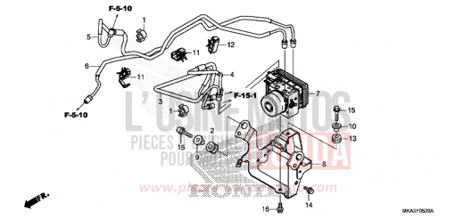 ABS MODULATOR NC750XDH de 2017
